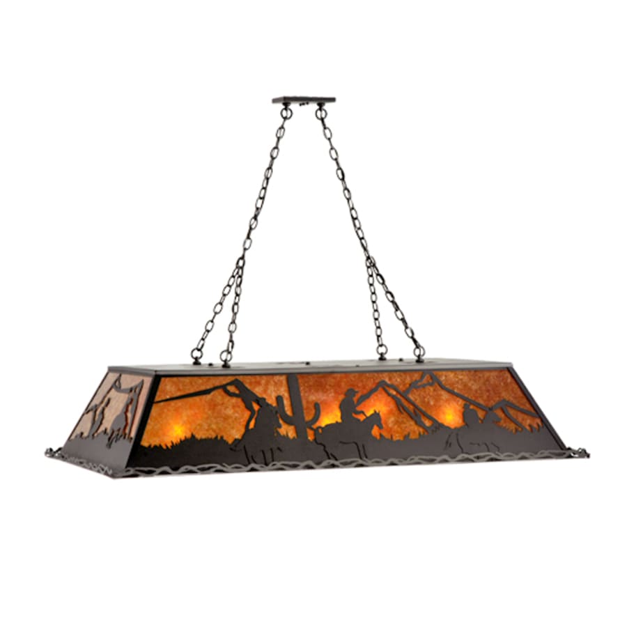 Meyda Tiffany Duke 9 Light 60" Wide Linear Pendant