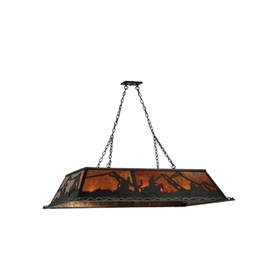 Meyda Tiffany Duke 9 Light 60" Wide Linear Pendant