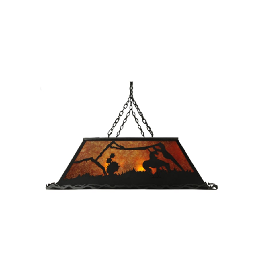 Meyda Tiffany Duke 9 Light 60" Wide Linear Pendant
