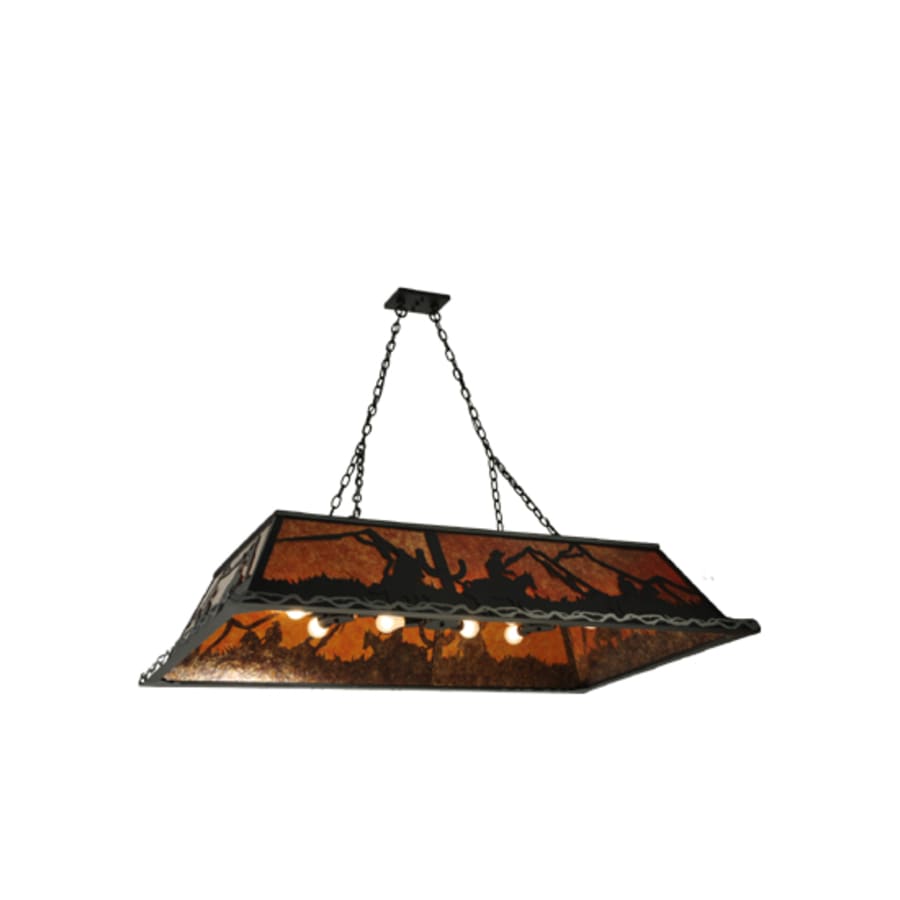 Meyda Tiffany Duke 9 Light 60" Wide Linear Pendant