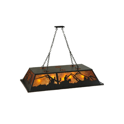 Meyda Tiffany Duke 9 Light 60" Wide Linear Pendant
