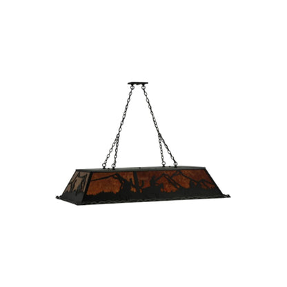 Meyda Tiffany Duke 9 Light 60" Wide Linear Pendant