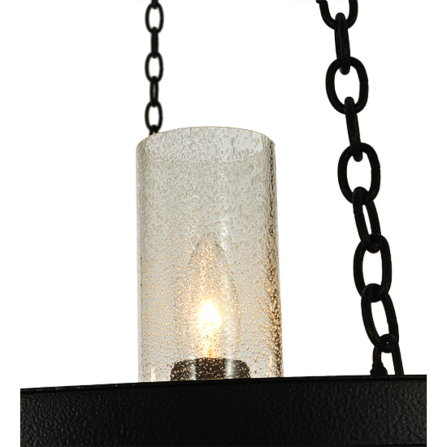 Meyda Tiffany Loxley 36 Light 72" Wide Pillar Candle Style Chandelier with Clear, Seedy Glass Shades - Timeless Bronze Finish