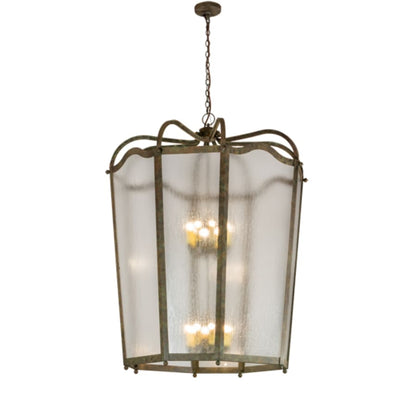 Meyda Tiffany Citadel 16 Light 46" Wide Taper Candle Pendant