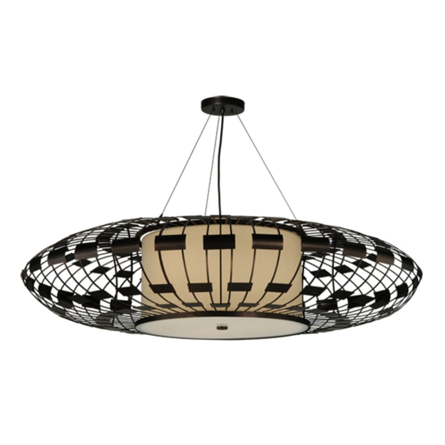 Meyda Tiffany Margo 3 Light 55" Wide Suspension Pendant