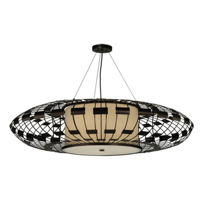 Meyda Tiffany Margo 3 Light 55" Wide Suspension Pendant