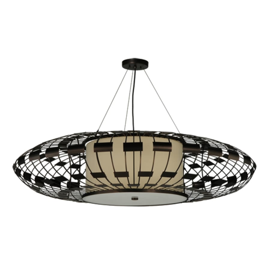 Meyda Tiffany Margo 3 Light 55" Wide Suspension Pendant