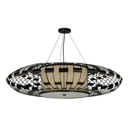 Meyda Tiffany Margo 3 Light 55" Wide Suspension Pendant