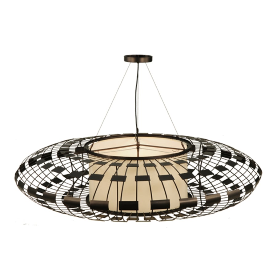Meyda Tiffany Margo 3 Light 55" Wide Suspension Pendant