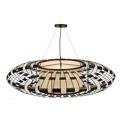 Meyda Tiffany Margo 3 Light 55" Wide Suspension Pendant