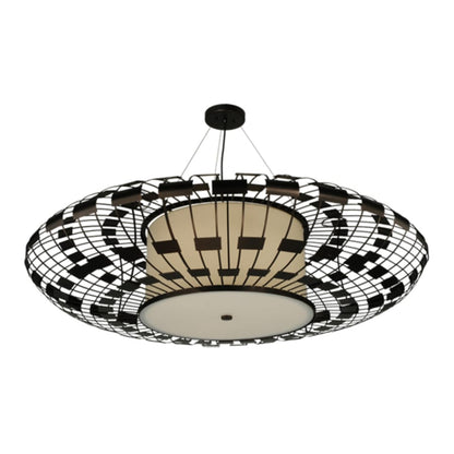 Meyda Tiffany Margo 3 Light 55" Wide Suspension Pendant