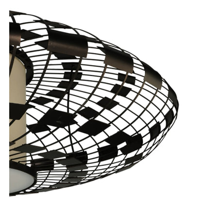Meyda Tiffany Margo 3 Light 55" Wide Suspension Pendant