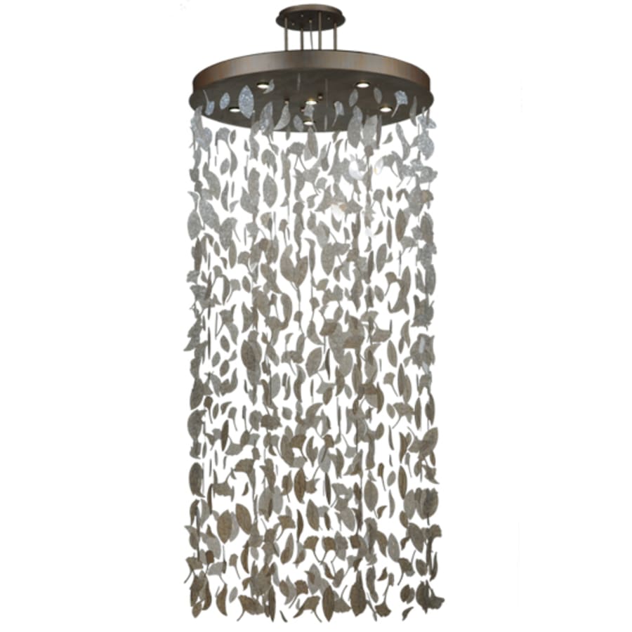 Meyda Tiffany Ginkgo Leaf 6 Light 44" Wide Pendant