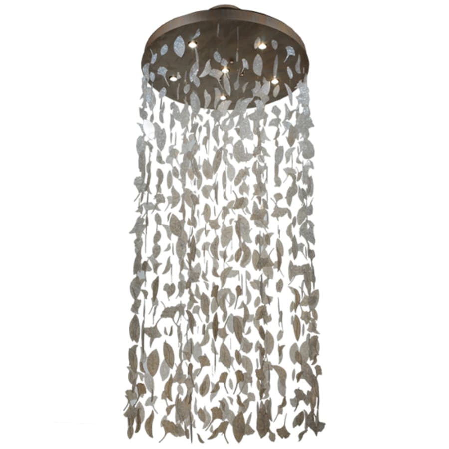 Meyda Tiffany Ginkgo Leaf 6 Light 44" Wide Pendant