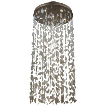Meyda Tiffany Ginkgo Leaf 6 Light 44" Wide Pendant