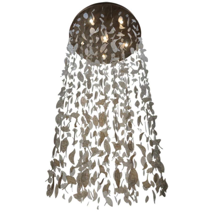 Meyda Tiffany Ginkgo Leaf 6 Light 44" Wide Pendant