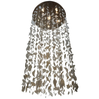 Meyda Tiffany Ginkgo Leaf 6 Light 44" Wide Pendant