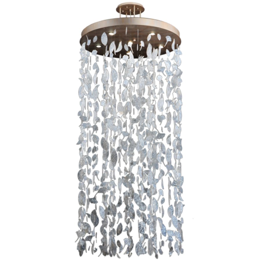 Meyda Tiffany Ginkgo Leaf 6 Light 44" Wide Pendant