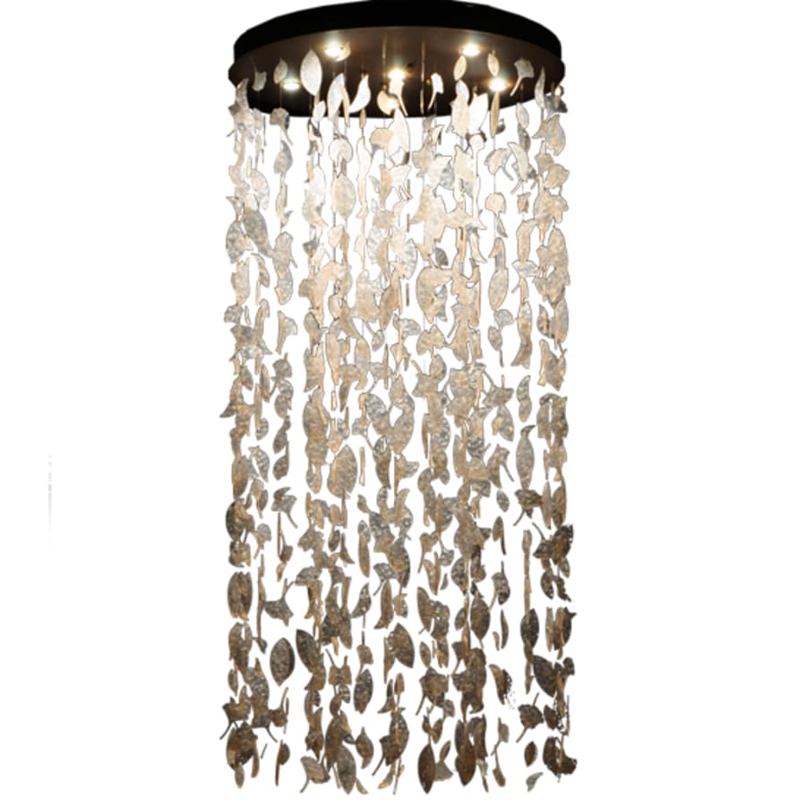 Meyda Tiffany Ginkgo Leaf 6 Light 44" Wide Pendant