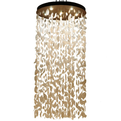 Meyda Tiffany Ginkgo Leaf 6 Light 44" Wide Pendant