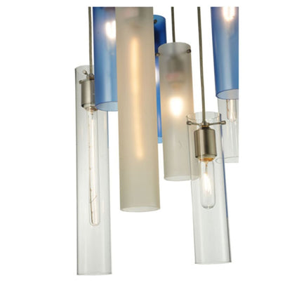 Meyda Tiffany Cilindro 4 Light 24" Wide Multi Light Pendant