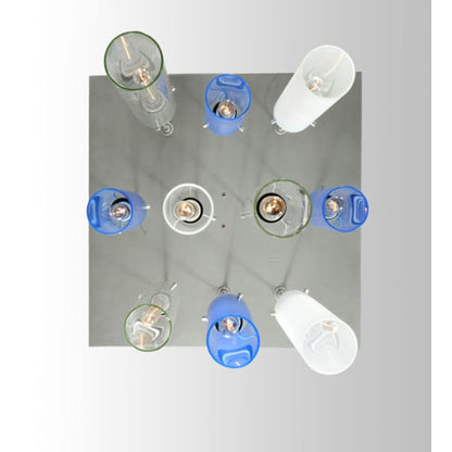Meyda Tiffany Cilindro 4 Light 24" Wide Multi Light Pendant