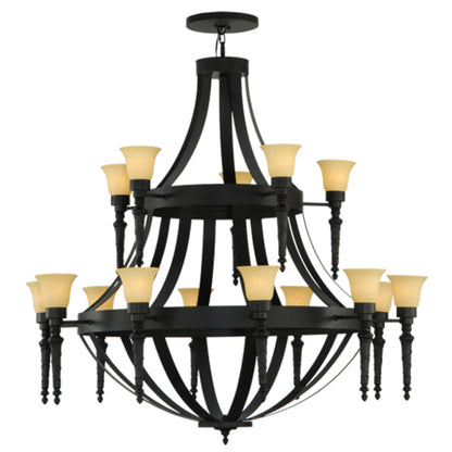 Meyda Tiffany Pontoise 15 Light 60" Wide Chandelier