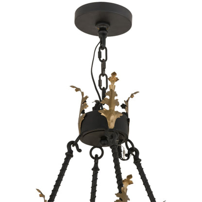 Meyda Tiffany Filomena 8 Light 48" Wide Taper Candle Style Chandelier