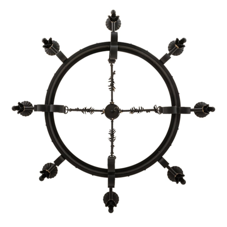 Meyda Tiffany Filomena 8 Light 48" Wide Taper Candle Style Chandelier