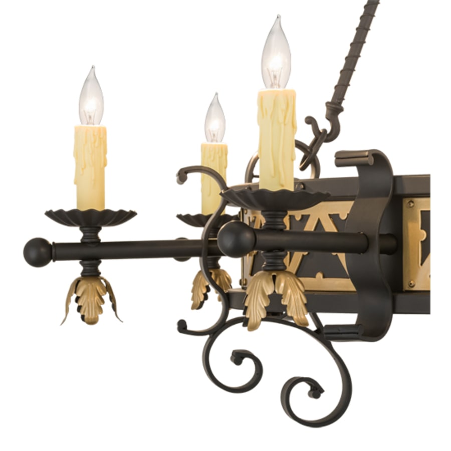 Meyda Tiffany Filomena 8 Light 48" Wide Taper Candle Style Chandelier
