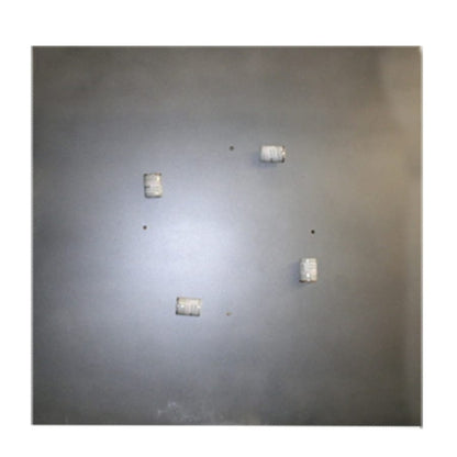 Meyda Tiffany Whitewing 4 Light 36" Wide Flush Mount Square Ceiling Fixture - Blackened Pewter Finish - GU24 Bulb Base