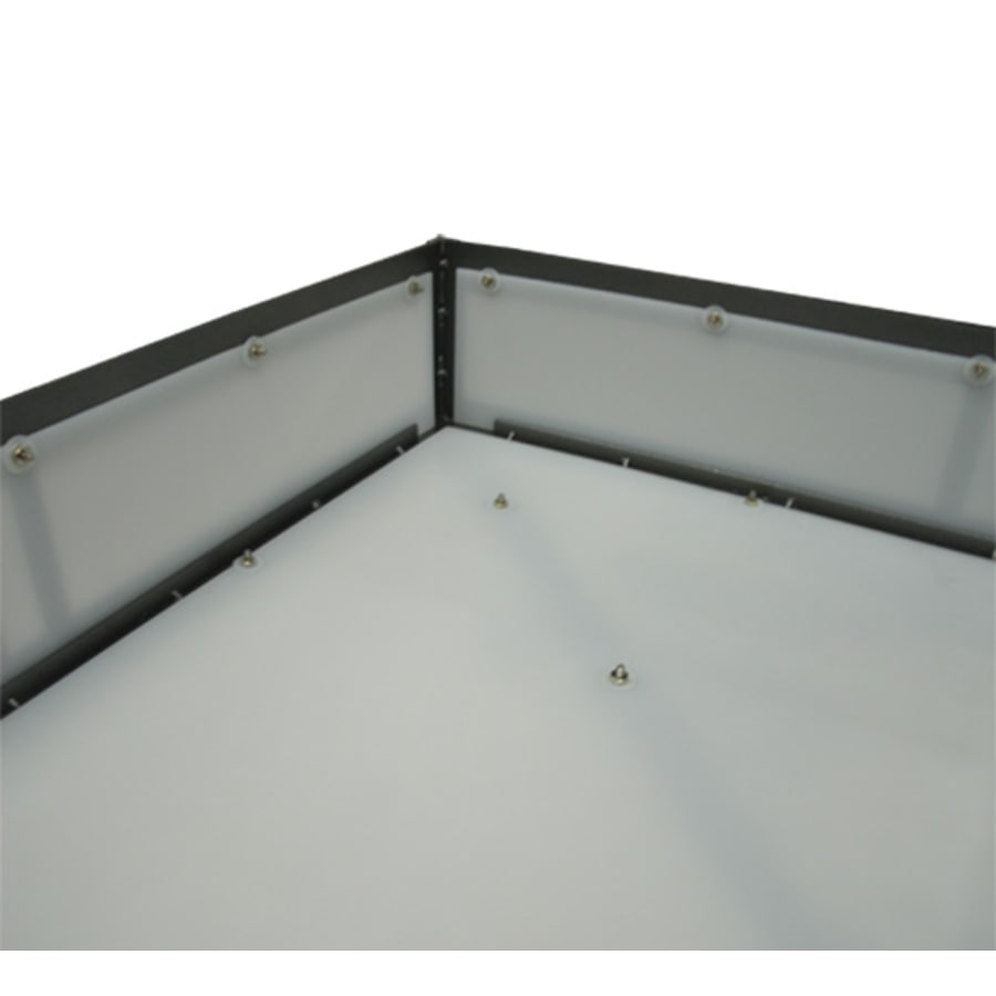 Meyda Tiffany Whitewing 4 Light 36" Wide Flush Mount Square Ceiling Fixture - Blackened Pewter Finish - GU24 Bulb Base