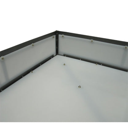 Meyda Tiffany Whitewing 4 Light 36" Wide Flush Mount Square Ceiling Fixture - Blackened Pewter Finish - GU24 Bulb Base