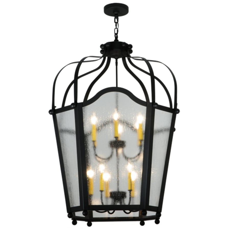 Meyda Tiffany Citadel 12 Light 34" Wide Taper Candle Pendant