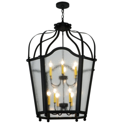 Meyda Tiffany Citadel 12 Light 34" Wide Taper Candle Pendant