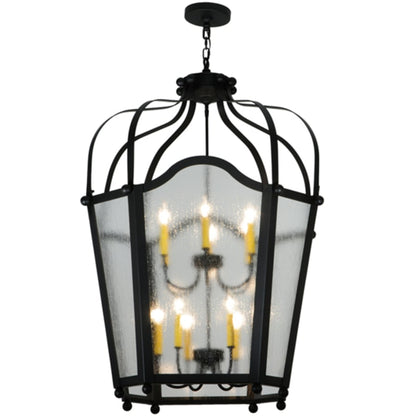 Meyda Tiffany Citadel 12 Light 34" Wide Taper Candle Pendant