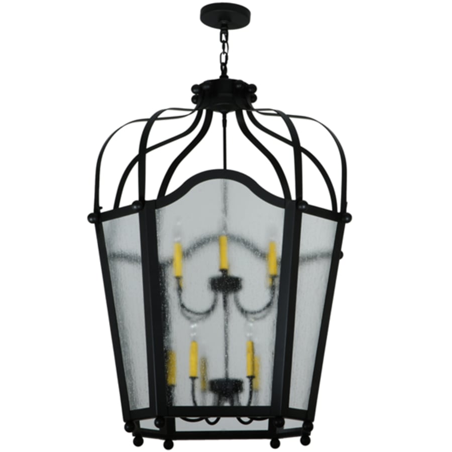 Meyda Tiffany Citadel 12 Light 34" Wide Taper Candle Pendant