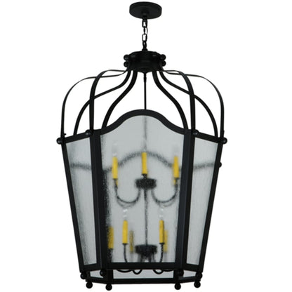Meyda Tiffany Citadel 12 Light 34" Wide Taper Candle Pendant