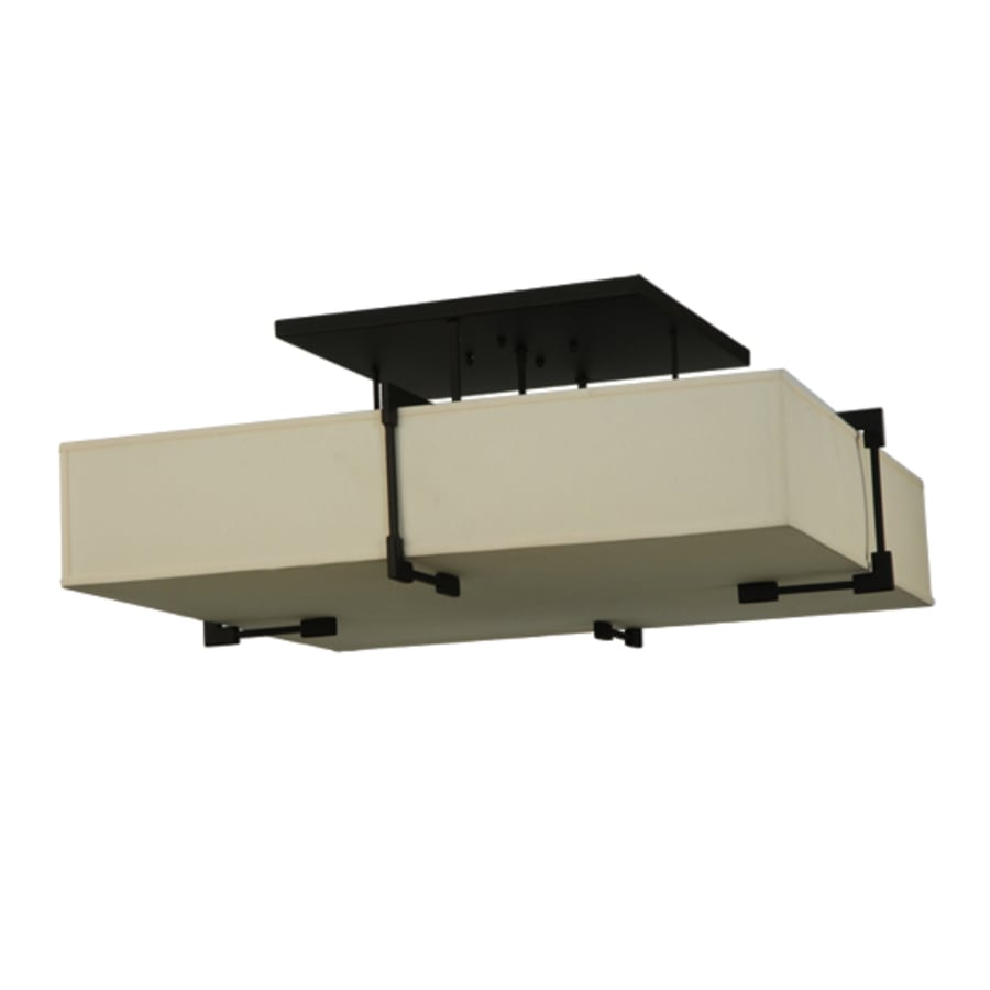 Meyda Tiffany Quadrato Massage 8 Light 55" Wide Semi-Flush Square Ceiling Fixture