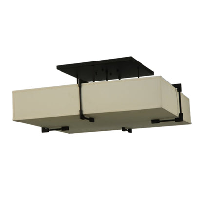 Meyda Tiffany Quadrato Massage 8 Light 55" Wide Semi-Flush Square Ceiling Fixture