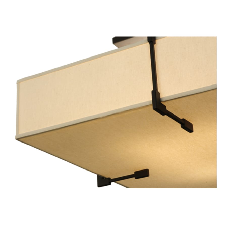 Meyda Tiffany Quadrato Massage 8 Light 55" Wide Semi-Flush Square Ceiling Fixture