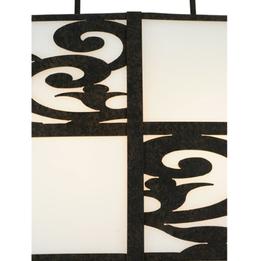 Meyda Tiffany Clarabella 4 Light 34" Wide Linear Pendant