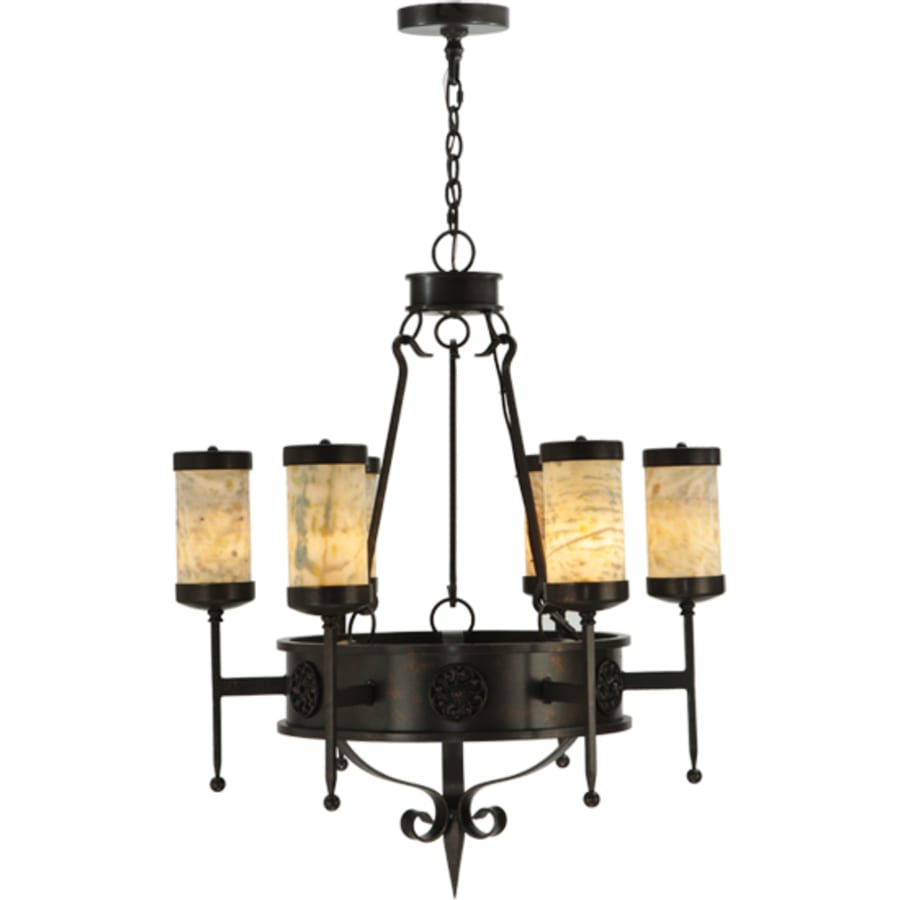 Meyda Tiffany Lorenzo 6 Light 30" Wide Chandelier