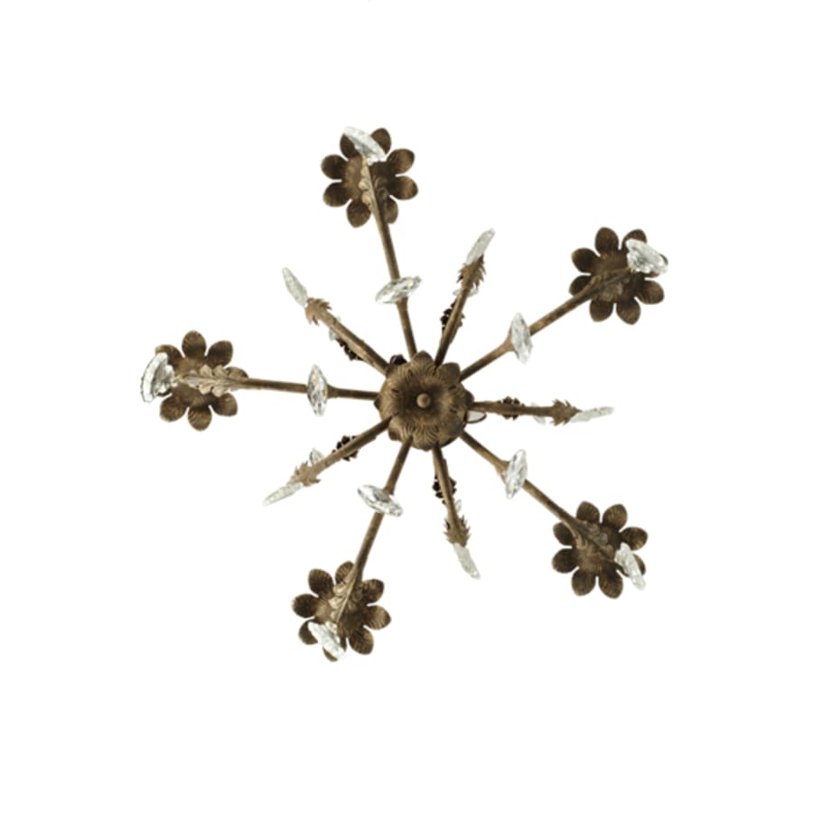 Meyda Tiffany Chantilly 5 Light 24" Wide Crystal Candle Style Chandelier