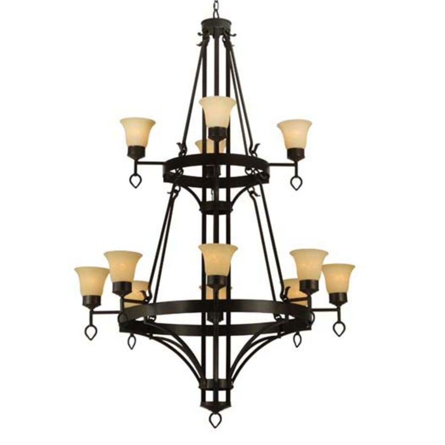 Meyda Tiffany Savino 12 Light 46" Wide Chandelier