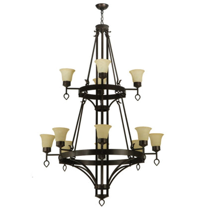 Meyda Tiffany Savino 12 Light 46" Wide Chandelier