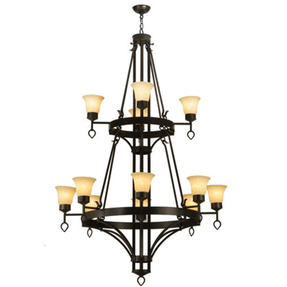 Meyda Tiffany Savino 12 Light 46" Wide Chandelier