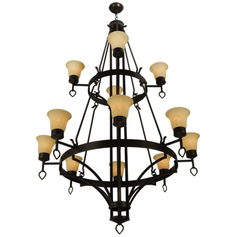 Meyda Tiffany Savino 12 Light 46" Wide Chandelier