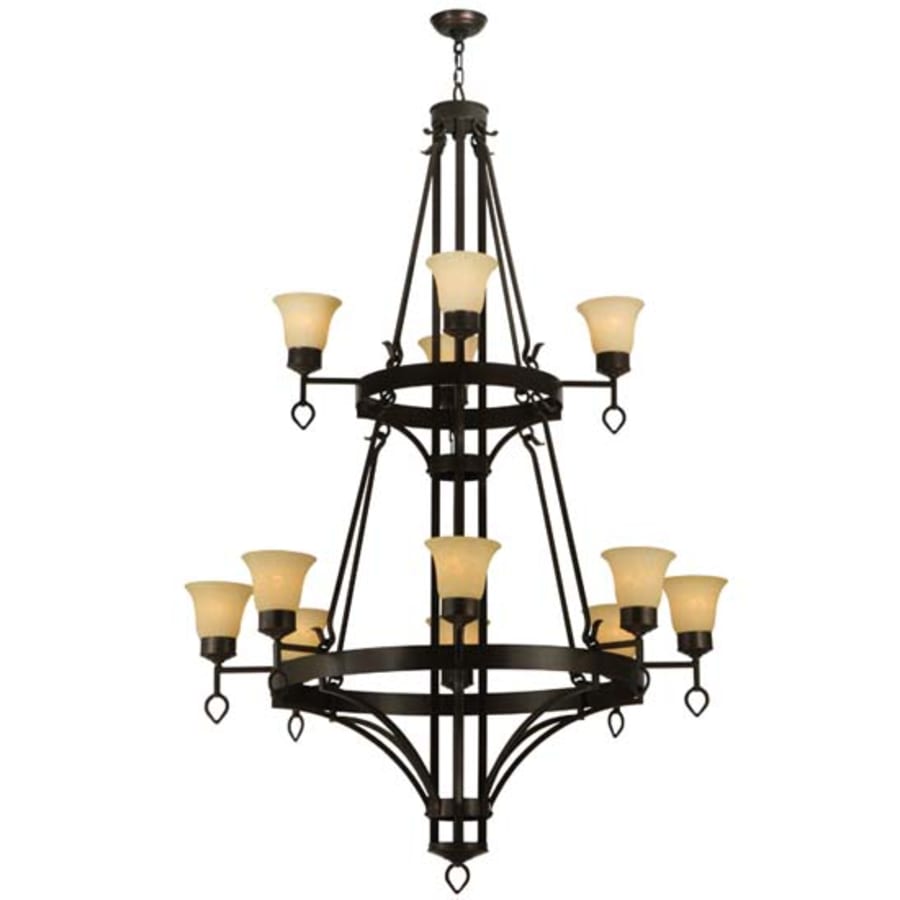 Meyda Tiffany Savino 12 Light 46" Wide Chandelier