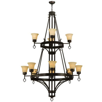Meyda Tiffany Savino 12 Light 46" Wide Chandelier